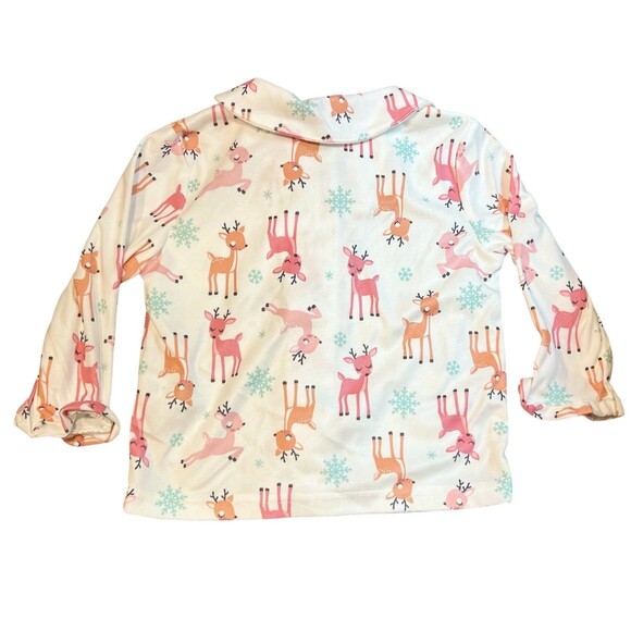 Flannel Reindeer Pajama Set ~ Size 18 M ~ NWT - Picture 3 of 6